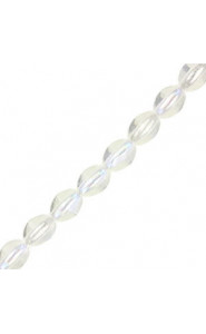 Czech Pinch beads 5x3mm Crystal ab 00030/28701